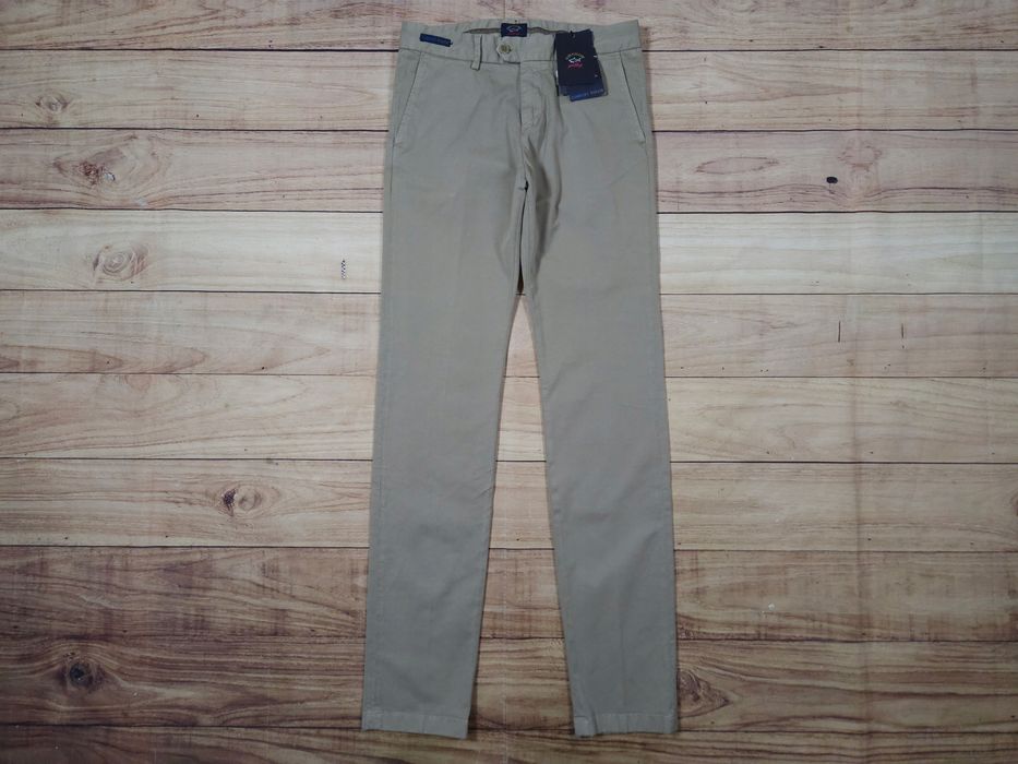 PAUL & SHARK Yachting Spodnie Chinos Comfort Touch Męskie r. 30