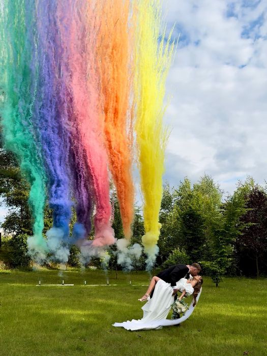 Napis MIŁOŚĆ | CIĘŻKI DYM | BARMIX | Kolorowy dym | Iskry na Wesele!