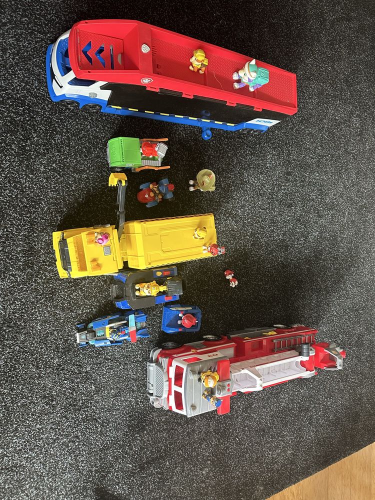 Mega Conjunto Patrulha Pata - Quartel General, Veículos e Figuras