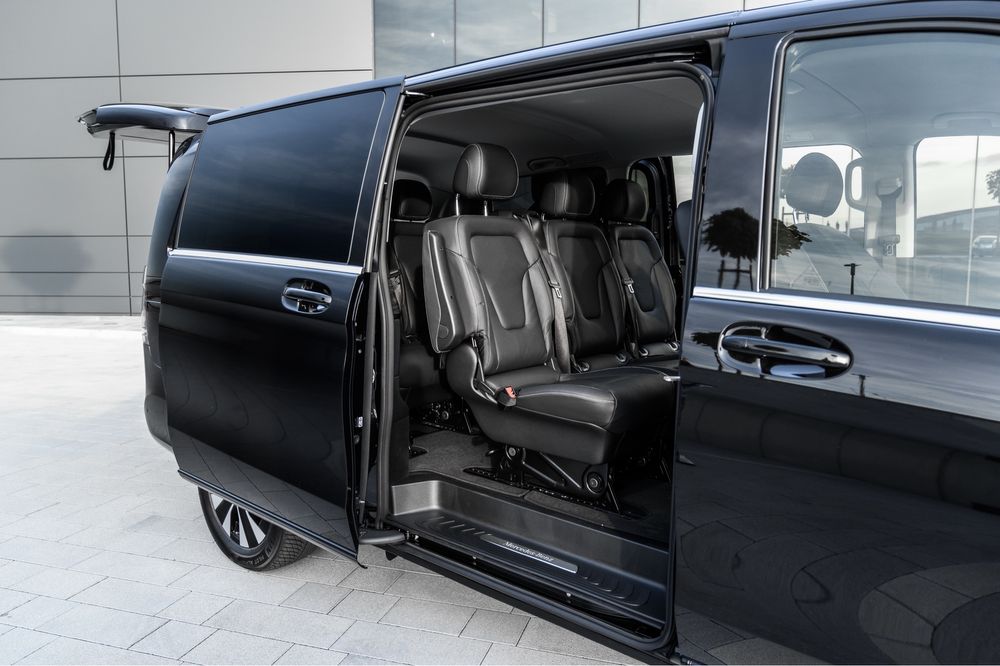 Busdrive.pl Wybajem bus Mercedes V Klasa 2024 extra długa 8 osobowy