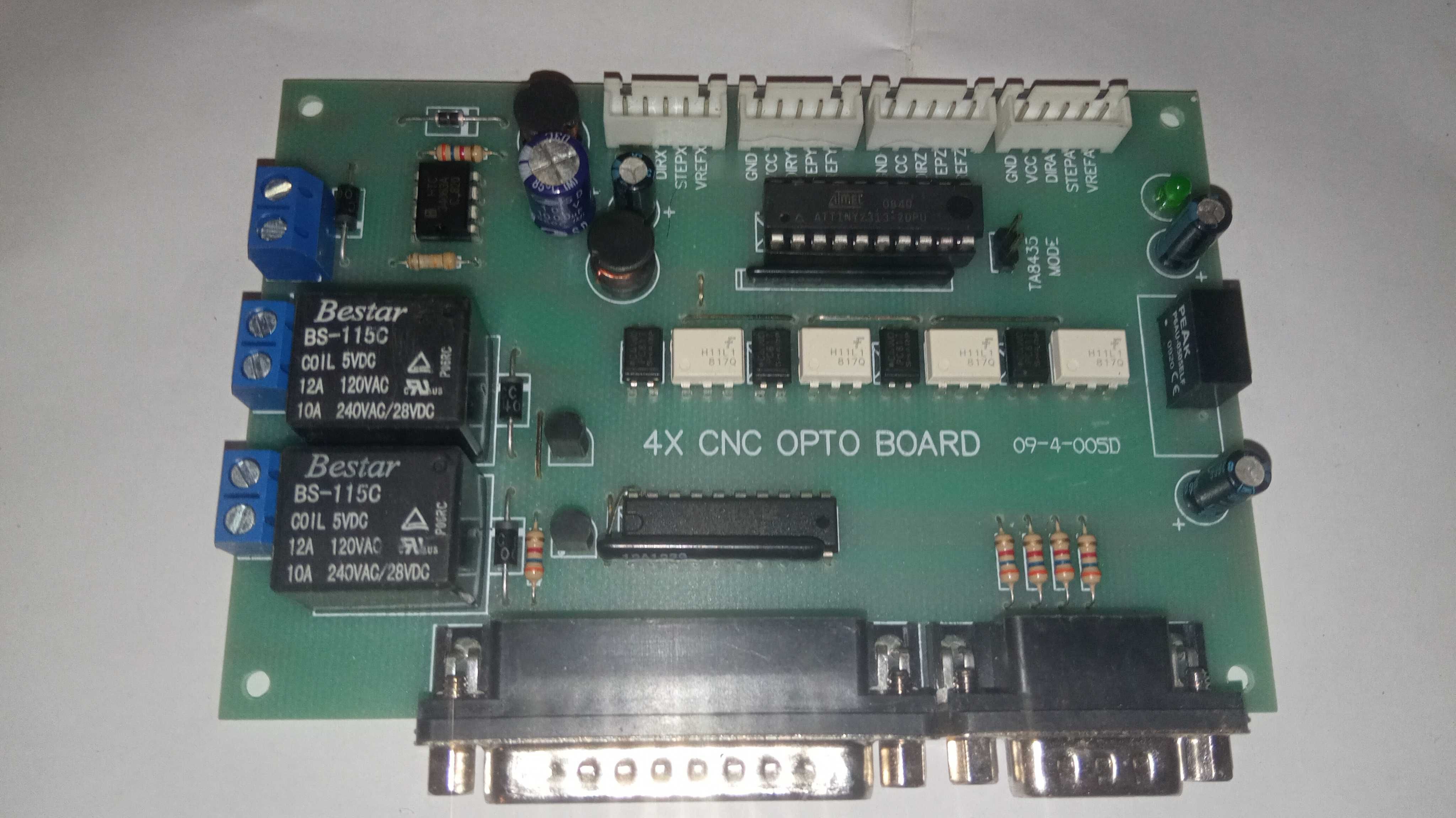 Контроллер шагового двигателя CNC CONTROLLER 4X OPTO