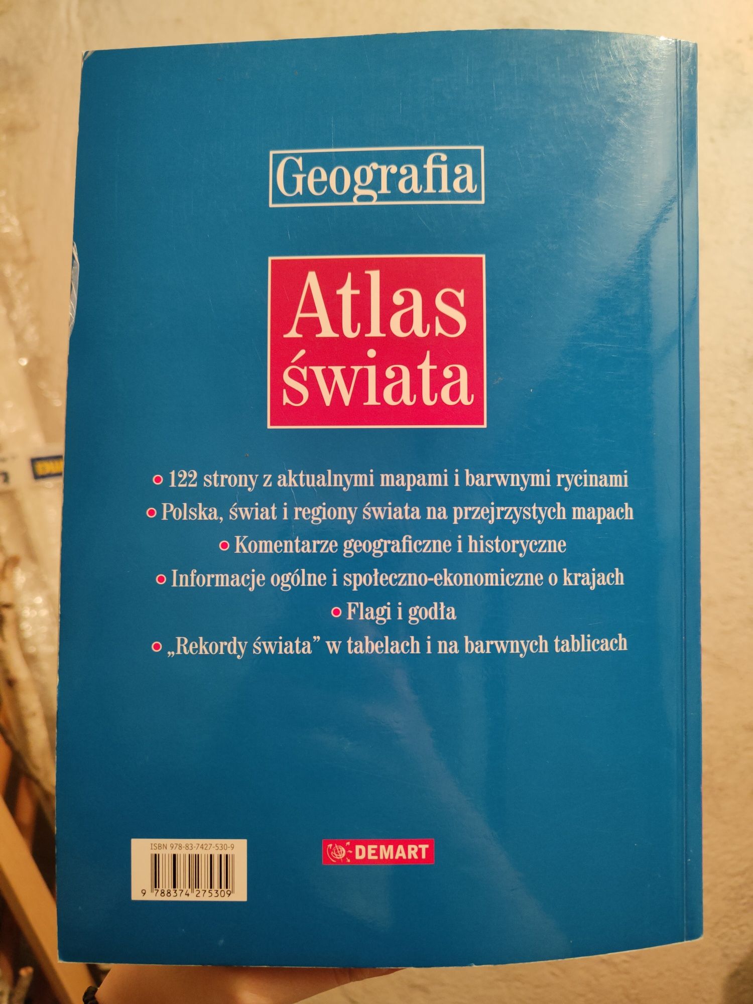 Atlas Świata - Geografia wyd. Demart