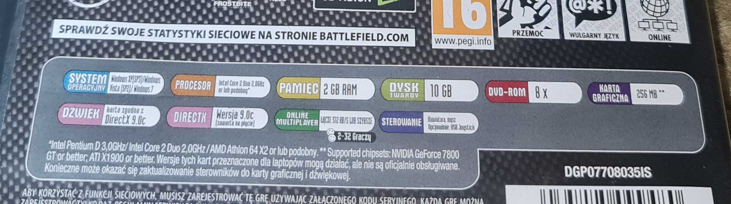 BATTLEFIELD Bad Company 2 / PC / PL / DB- /