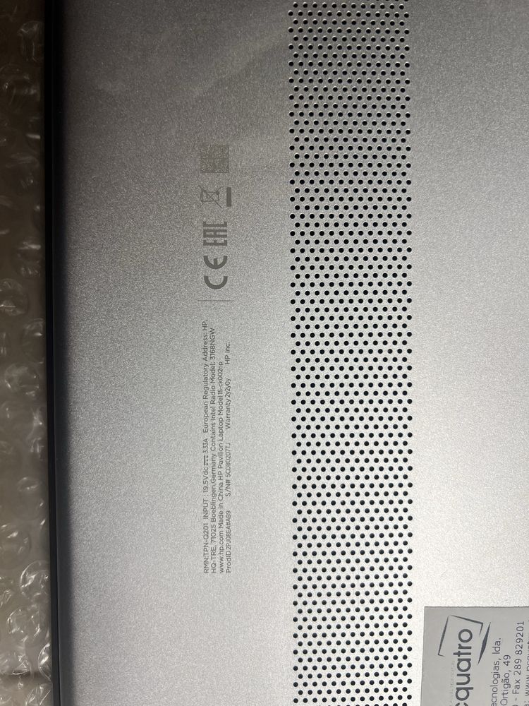 Laptop 15 HP em bom estado, venda ou troca