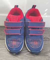 Adidasy, buty, 28, dla chłopca, rzep, spiderman, świecące, czerwone