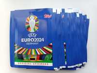 Topps UEFA Euro 2024 наклейки, пакетики.