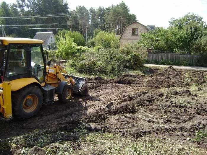 Планировка Отсыпка Выравнивание Расчистка участка | Услуги JCB 3CX