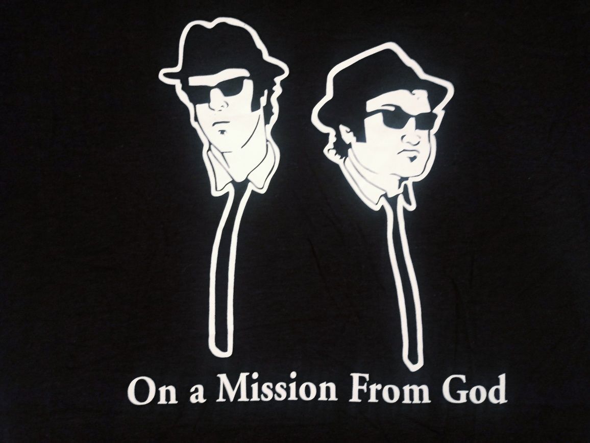 Koszulka Blues Brothers "On a Mission From God" S M L XL XXL
