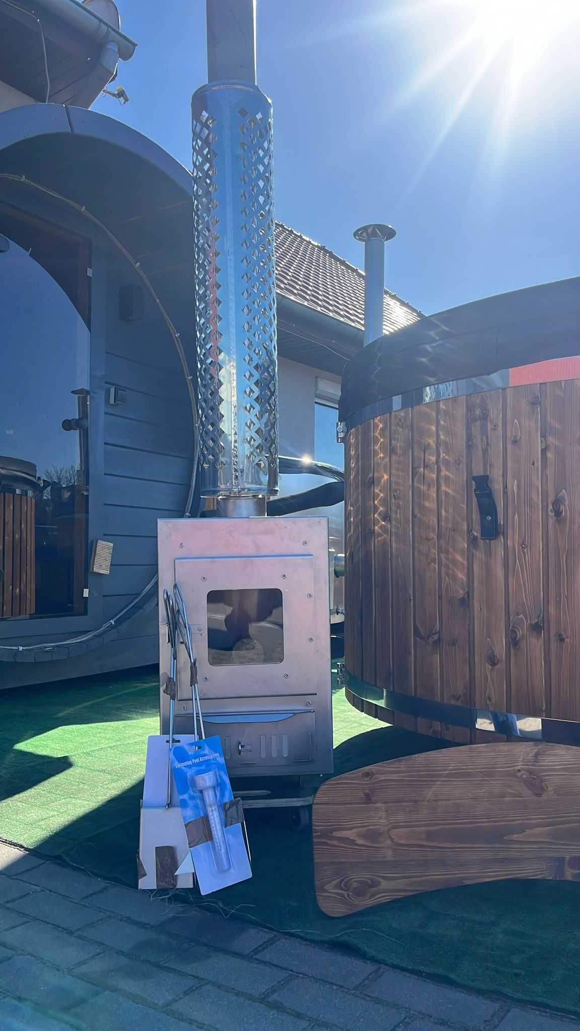 Balia bania jacuzzi termo pokrowiec gratis 4-6 osób