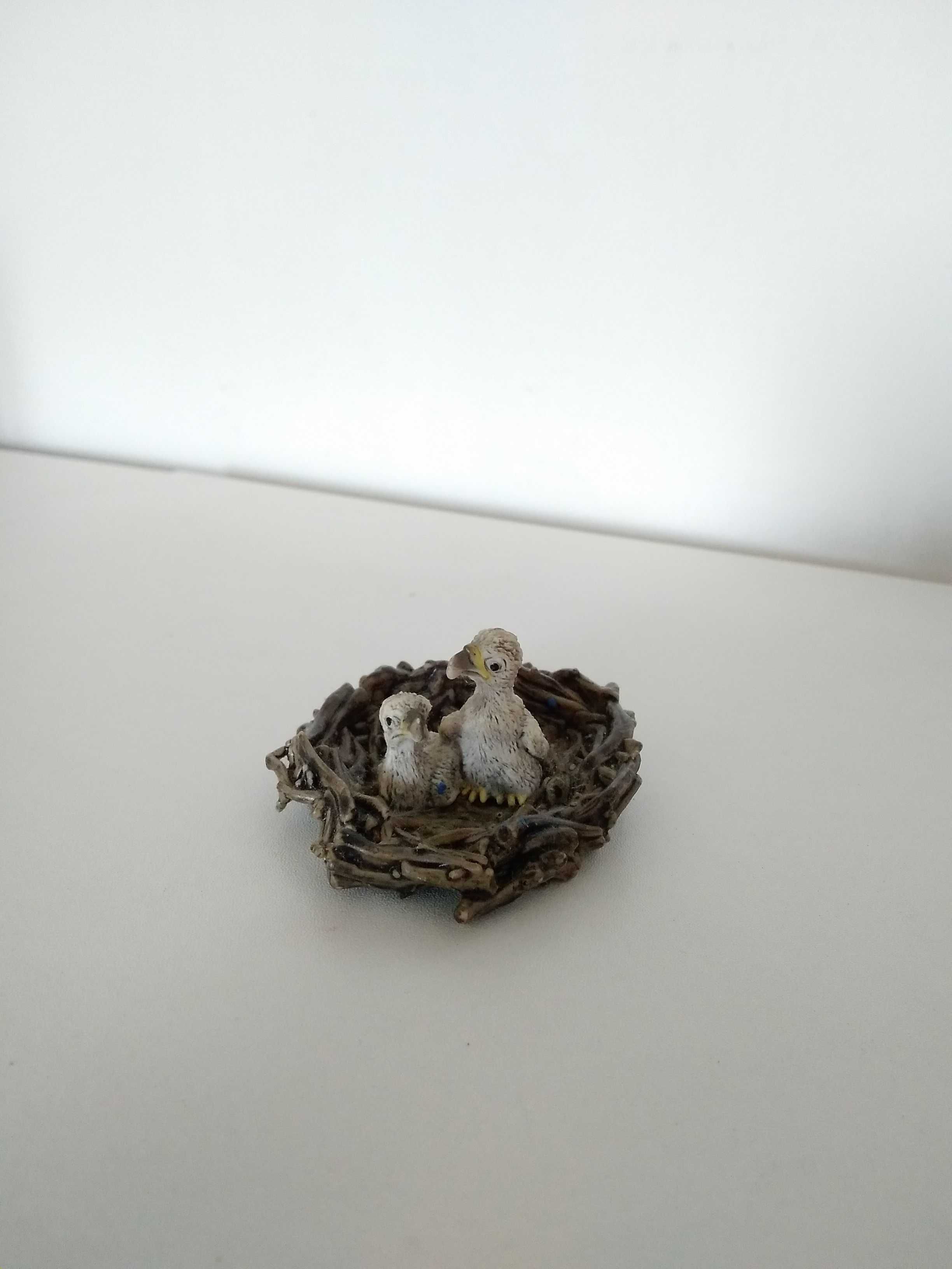 Miniatura figura pássaros ninho Schleich Animais e Natureza