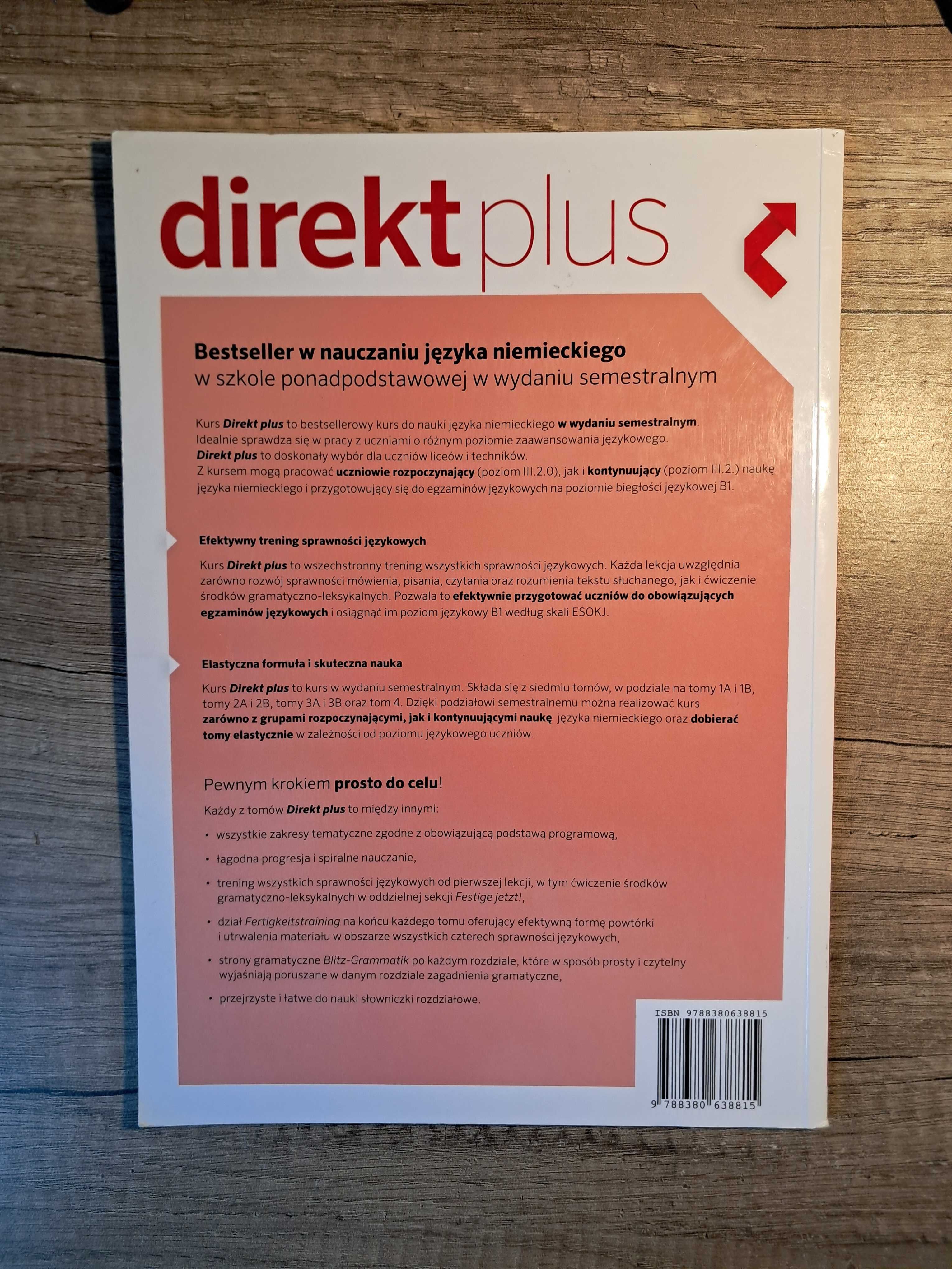 Podręcznik Direkt Plus 1a, Klett, do języka niemieckiego