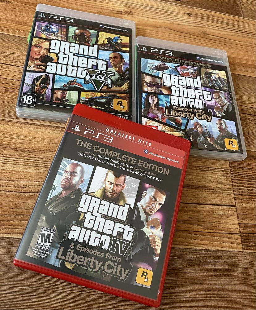 Sony PS3: GTA 5, San Andreas, Metal Gear Solid, Watch Dogs