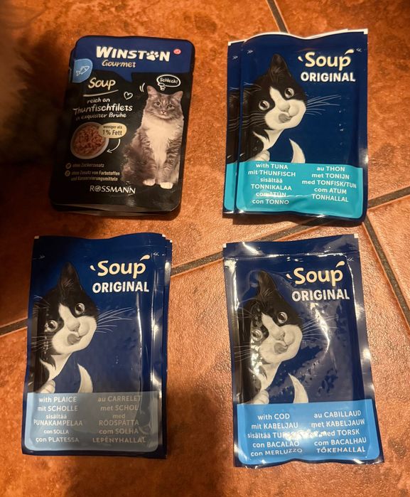 Karma mokra zupka dla kota 7 szt