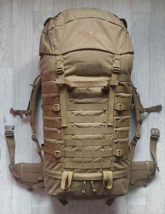 Рюкзак б/у Тasmanian tiger field pack mk ll 75, підсумок та дощевик
