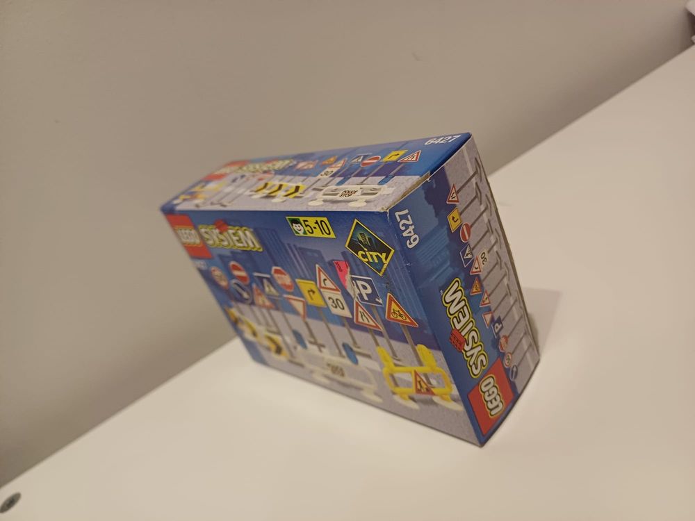 LEGO system Town 6427 - Znaki drogowe karton pudełko