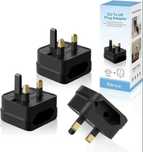 Adapter, przejściówka EU do UK 3szt