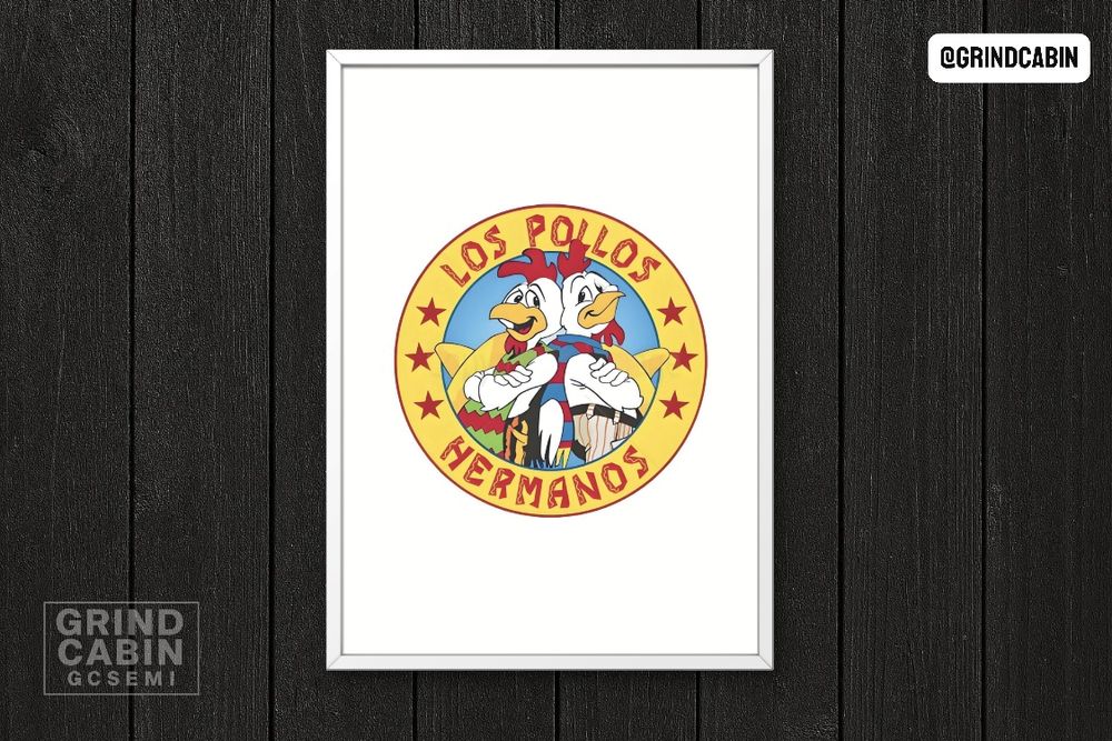 Plakat w ramce Breaking Bad Los Pollos Hermanos unikat dekoracja print