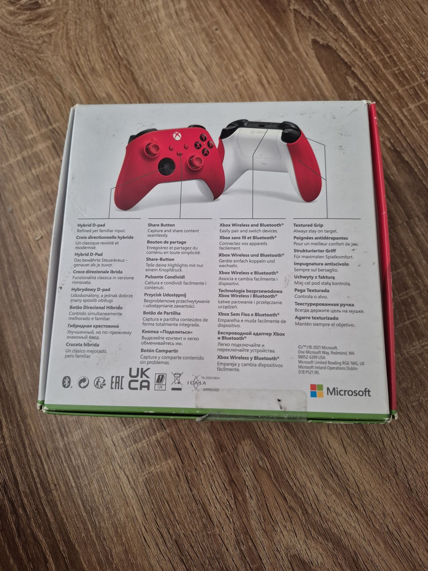 Pad Xbox One Series X/S Pulse Red, oryginalny model 1914, NOWY!