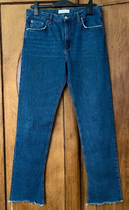 Jeansy Zara Woman Premium Denim collection długie szwedy