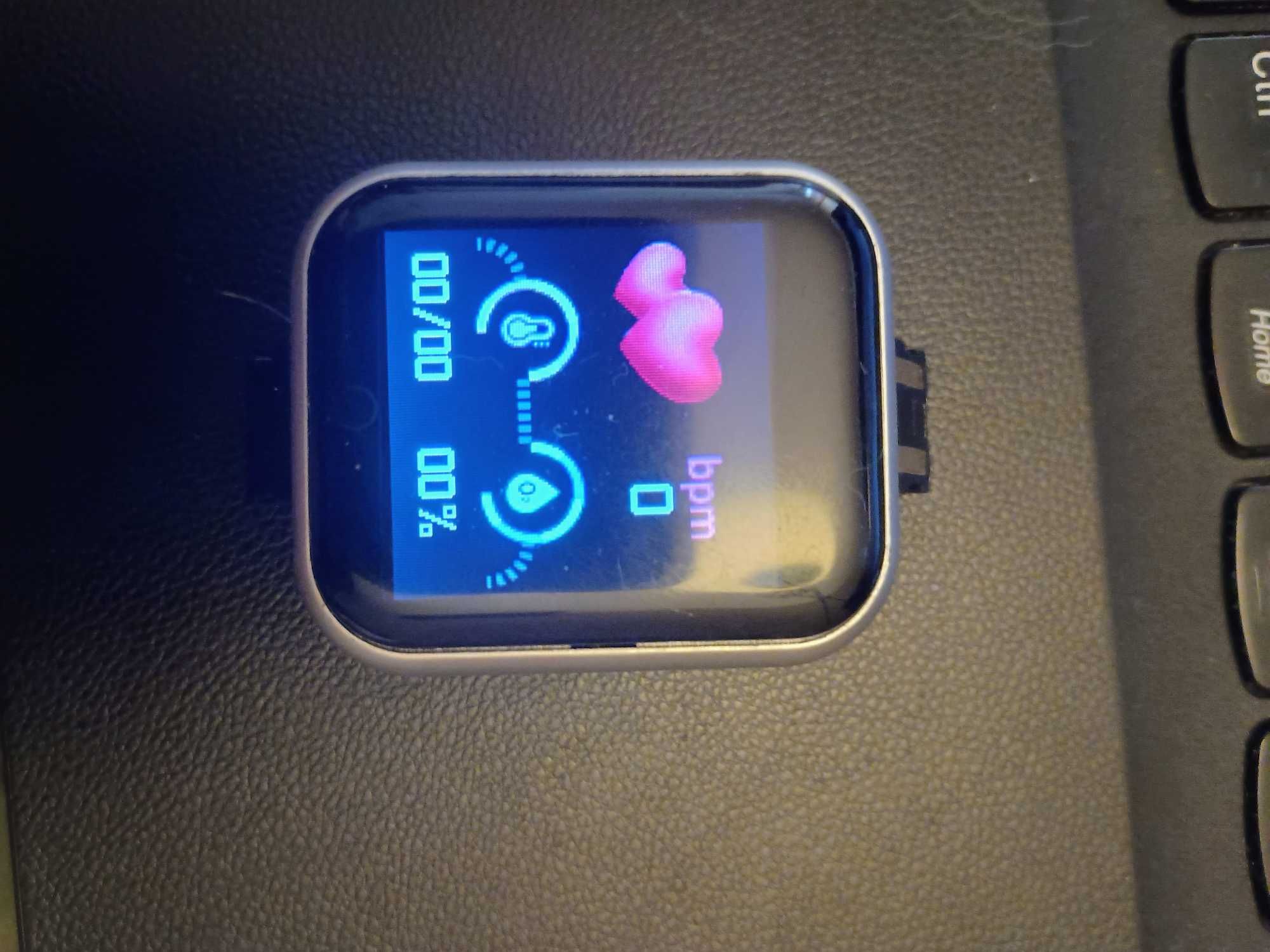 Smartwatch  zegarek kroki tętno wiadomości inne