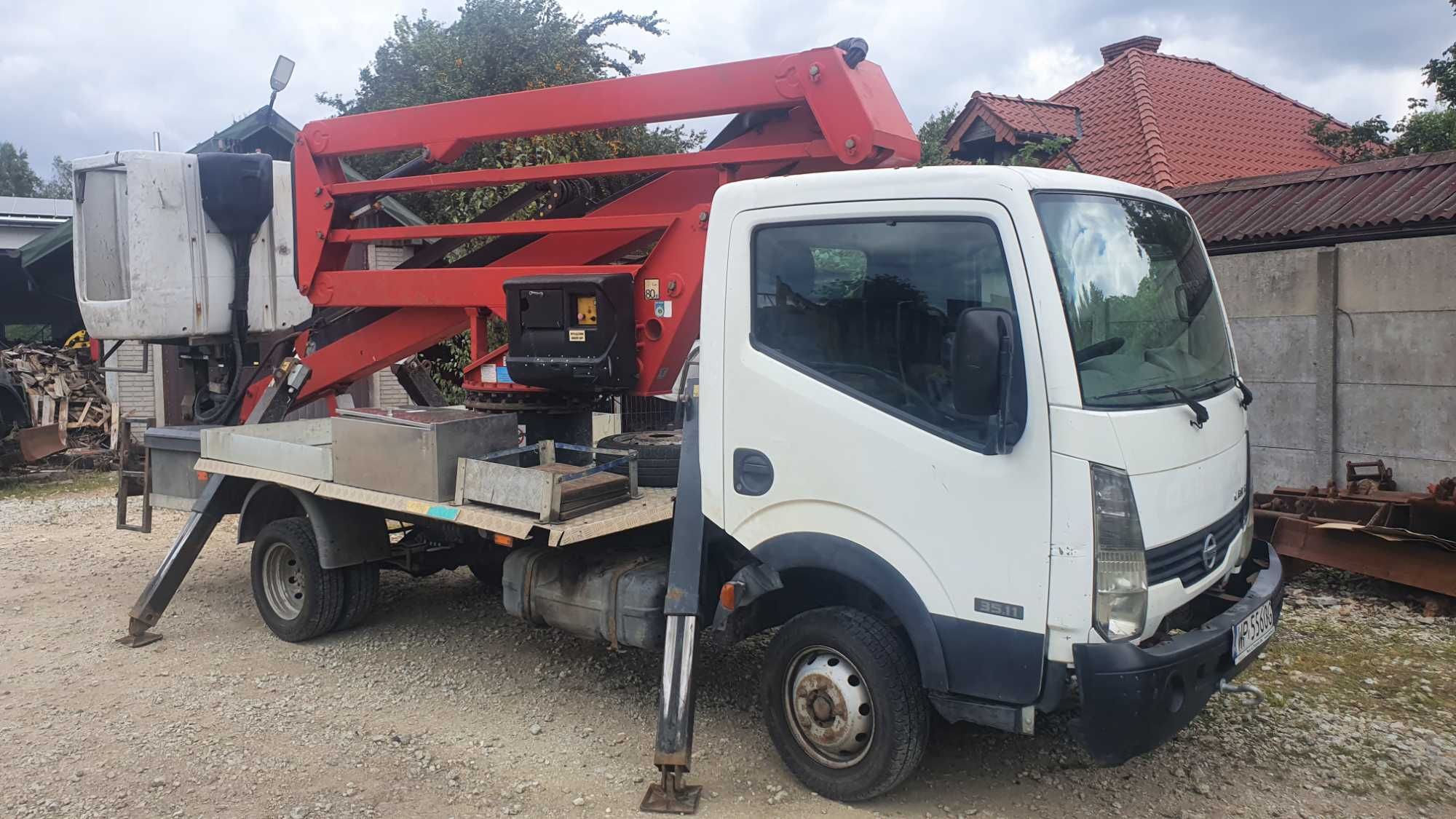 Nissan Cabstar 2,5D 35.11 zwyżka Socage DA20 podnośnik koszowy 20m UDT