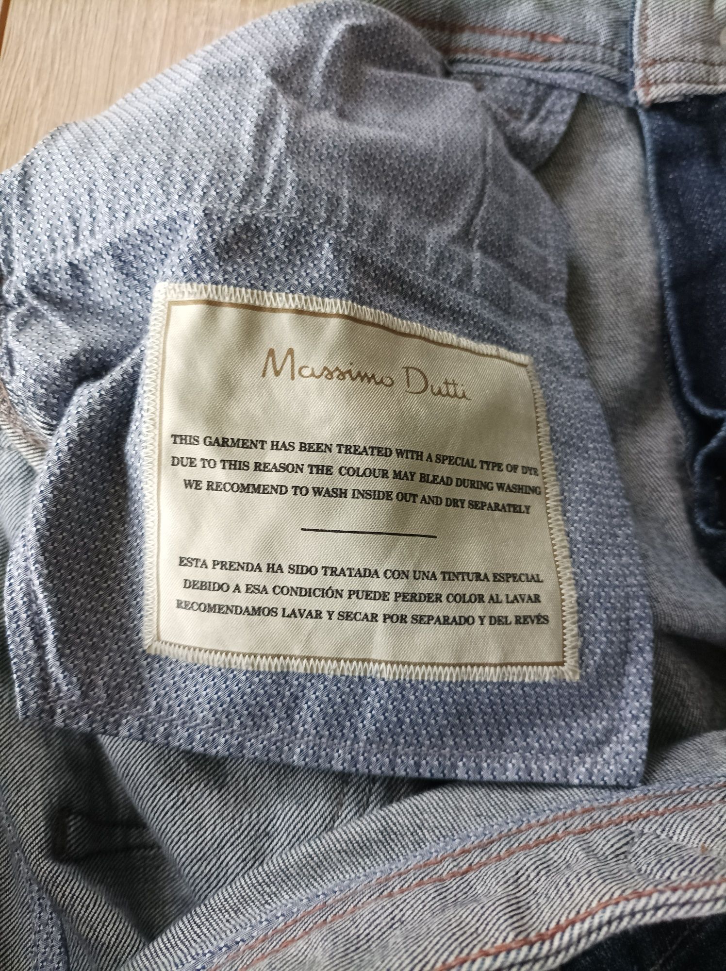 Massimo Dutti spodnie jeansowe