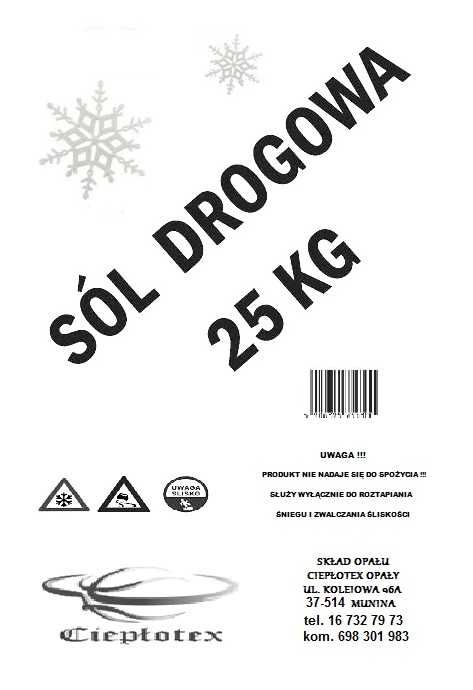 Sol Drogowa Worki 25KG