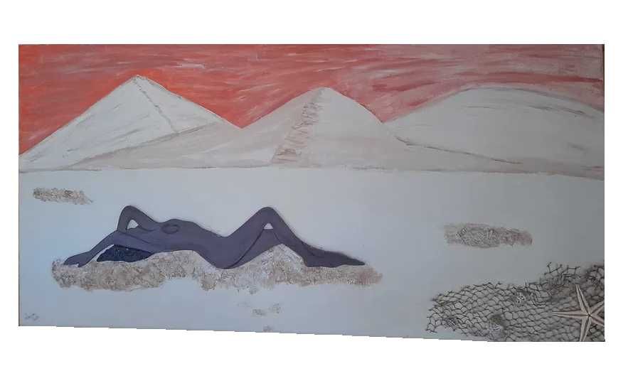 Quadro com desenho de Mulher