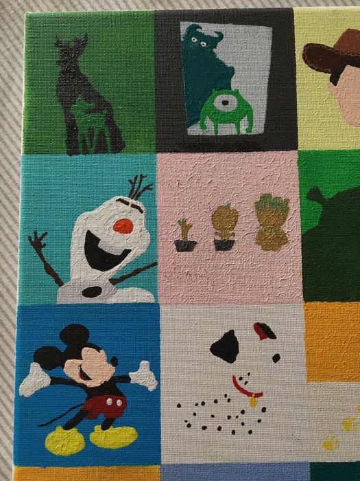 Quadro minimalista Disney
