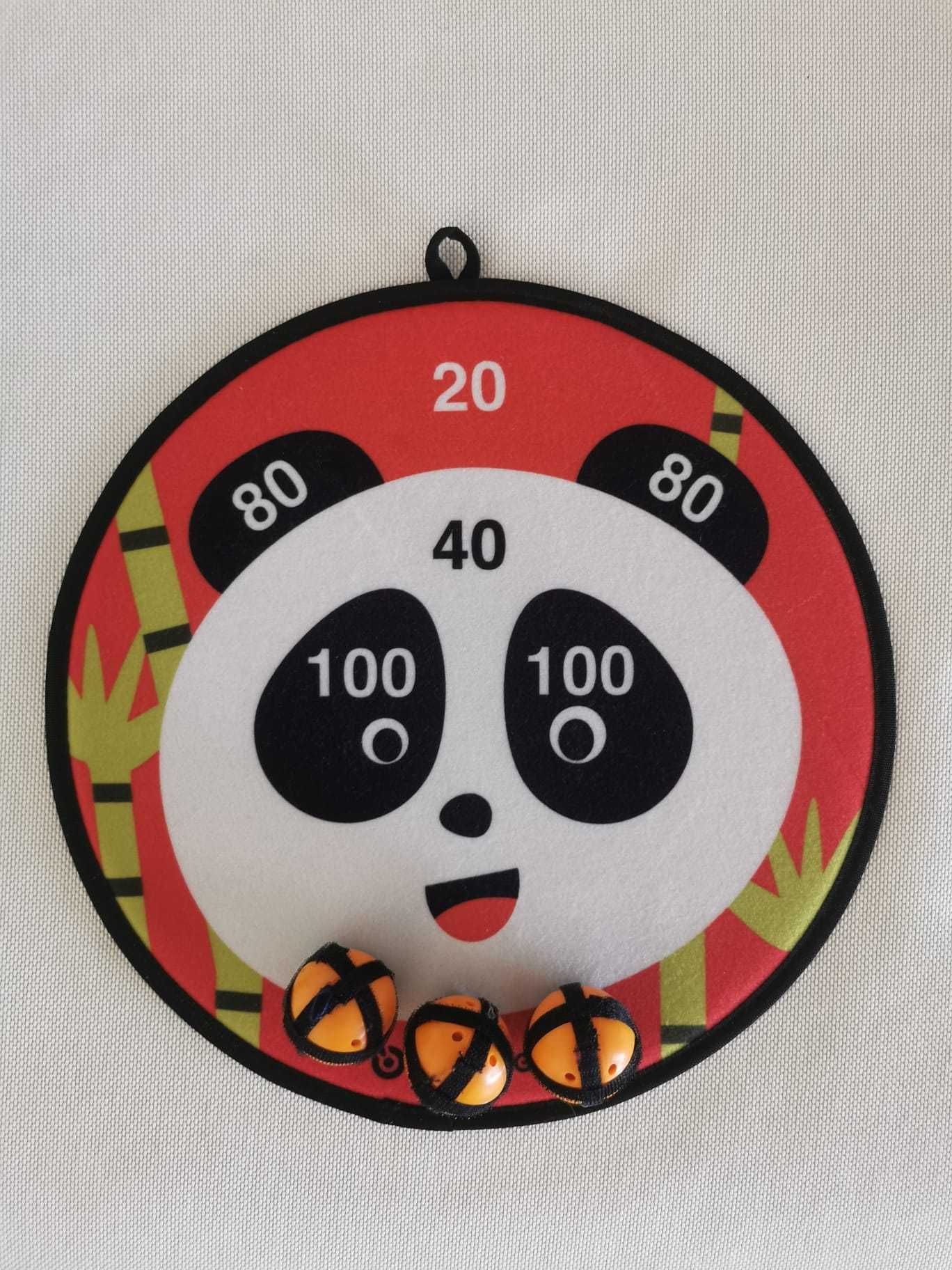 Jogo de Dardos para Crianças - Tema Panda