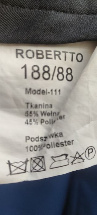 Garnitur męski / młodzieżowy polskiej firmy Roberrto
