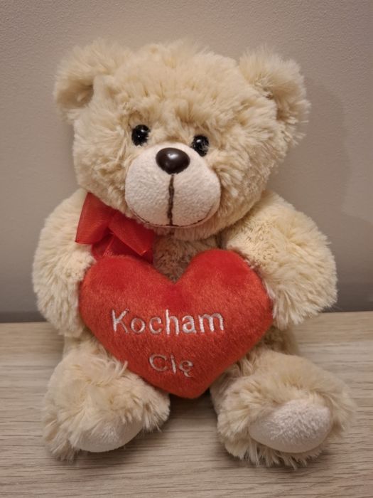 Pluszowy miś  kocham cię