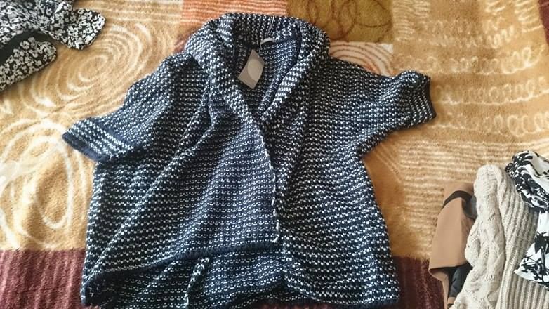 Nowy duży sweter narzutka ponczo orsay oversize XL