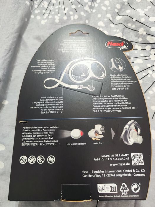 Smycz na tasmie Flexi 8 m