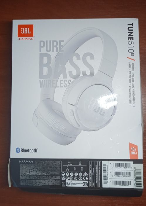 Навушники Bluetooth JBL 510 bу HАRMАN white