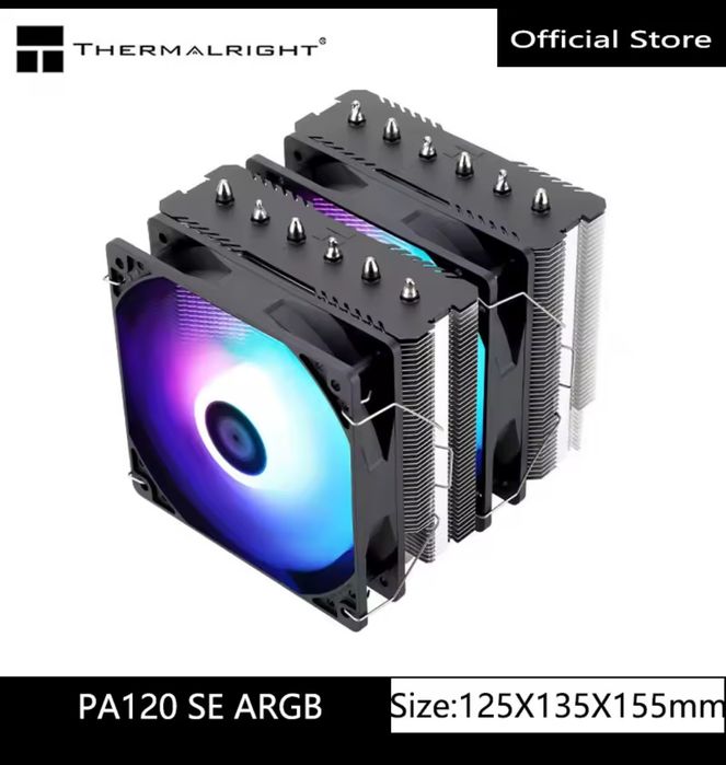 Кулер Thermalright Peerless Assassin 120 SE ARGB Black Pa120se