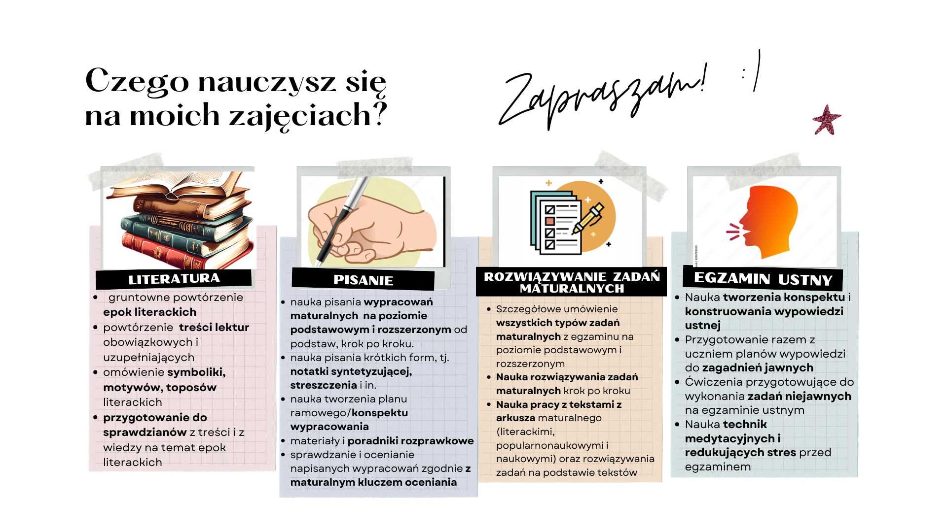 Zrozumieć. Napisać. Znać. - pogotowie polonistyczne MATURA