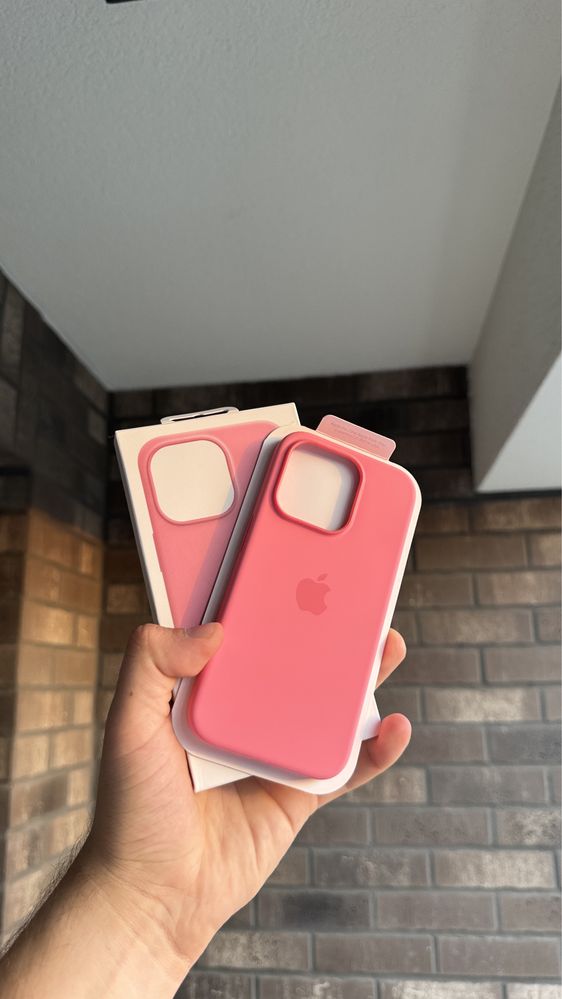 Silikonowe Magsafe Etui Iphone 15 Pro Pink