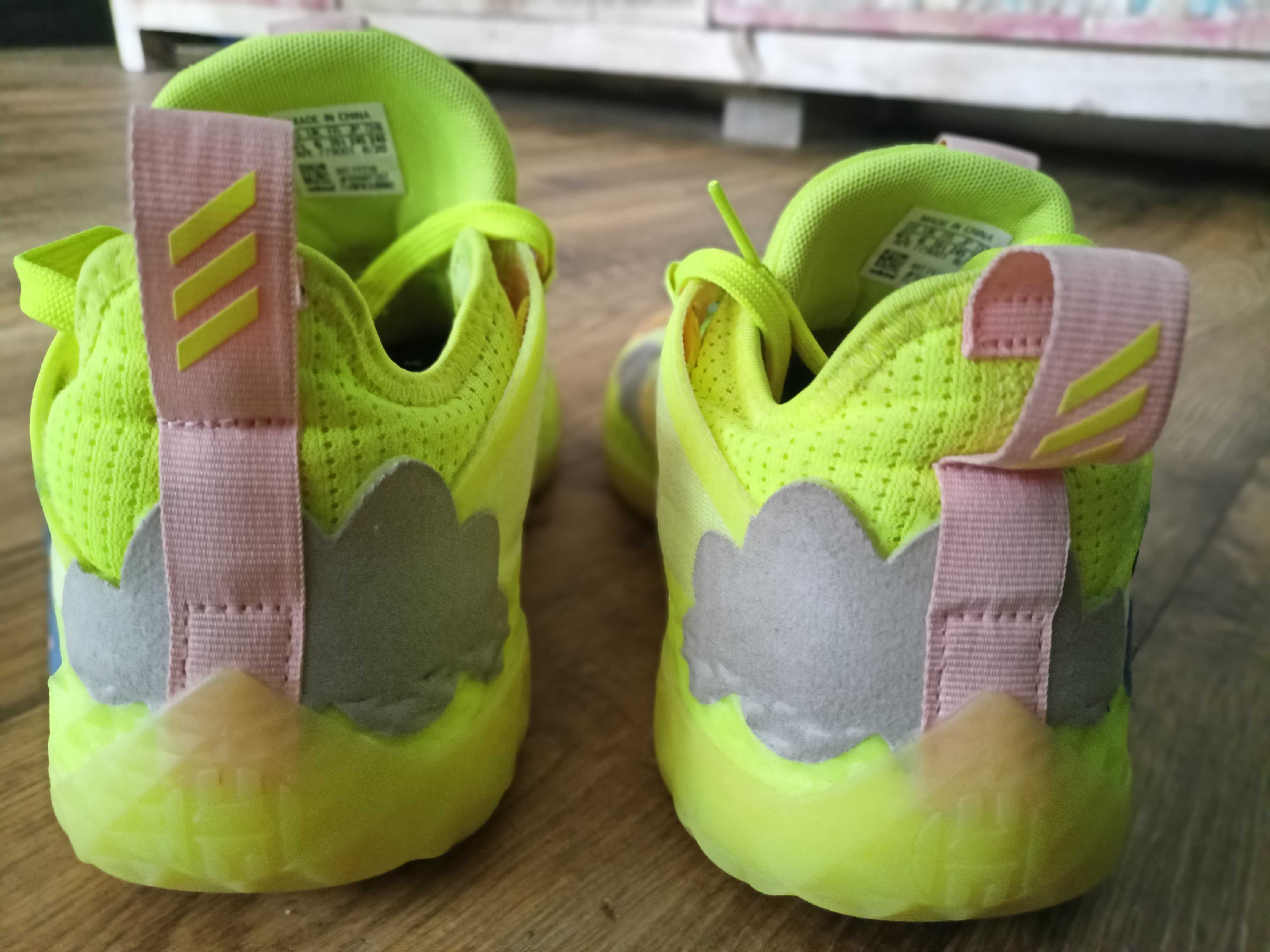 Neonowe buty Adidas boost 39 1/3