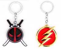 Porta-chaves Deadpool - Marvel e Flash - DC - NOVO