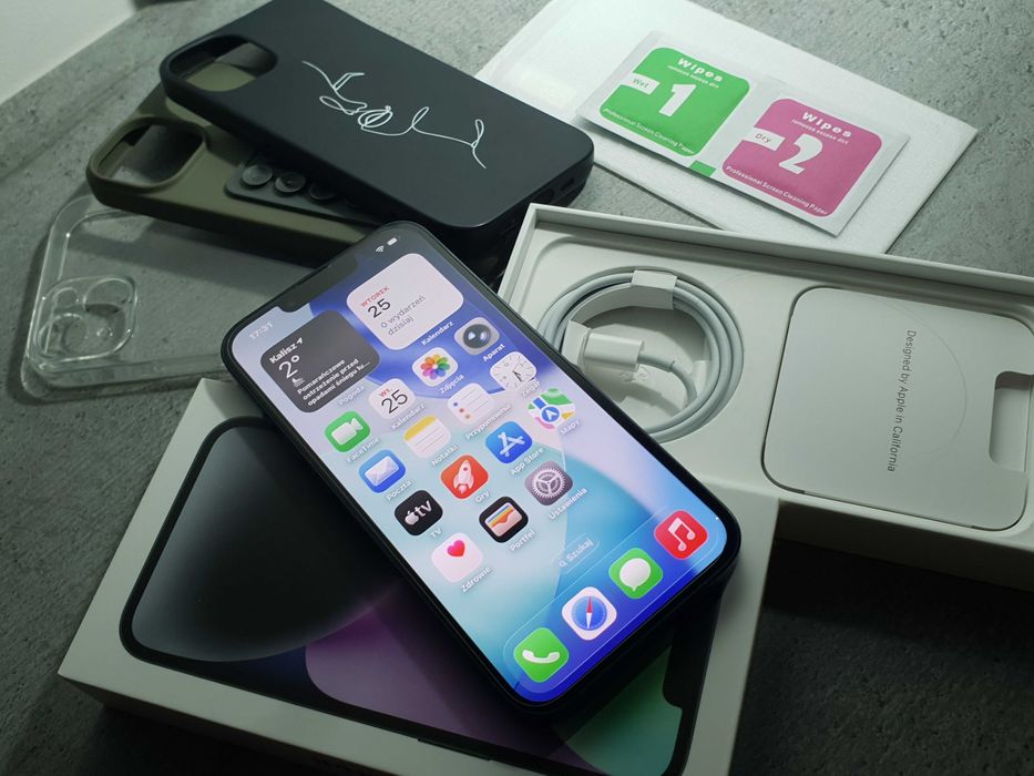 iPhone 14 | Pełen zestaw | 85% kondycji | Stan idealny!