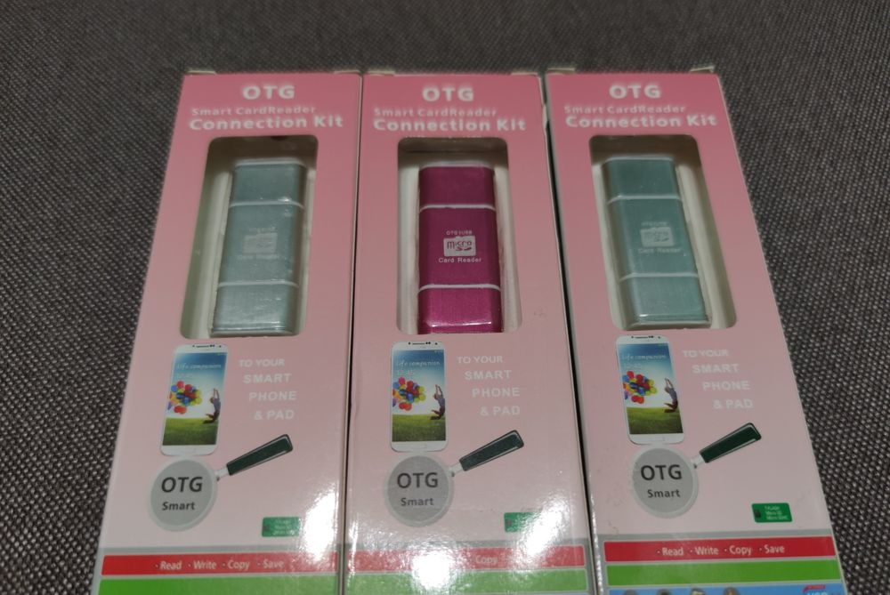 Картридер OTG Micro USB + USB 2.0