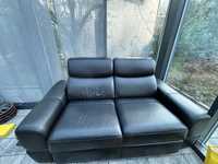 Czarna kanapa komplet Etap Sofa