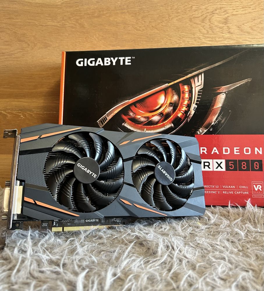 Видеокарта RX 580 4GB Gigabyte