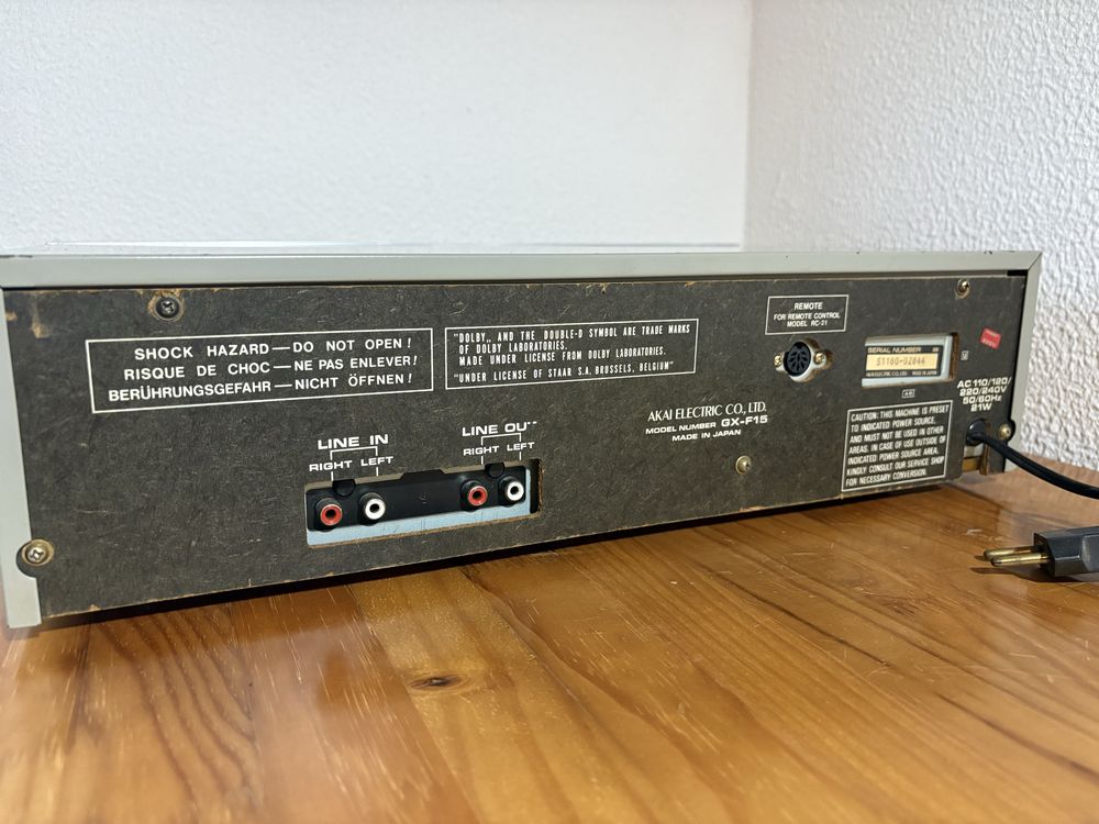 Deck Akai GX-F15