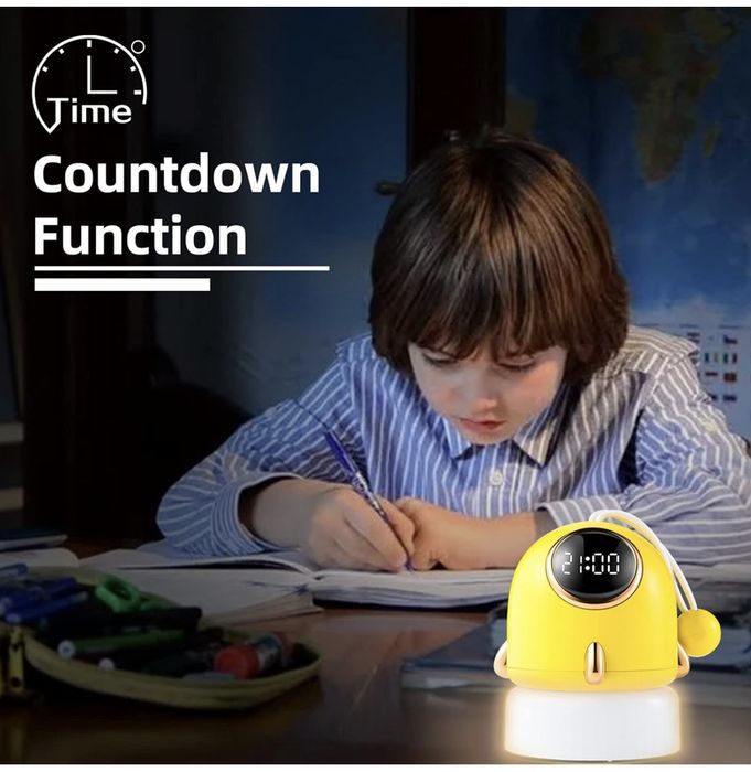 Lampka nocna z projektorem Rakieta 3 różne opcje oświetlenia