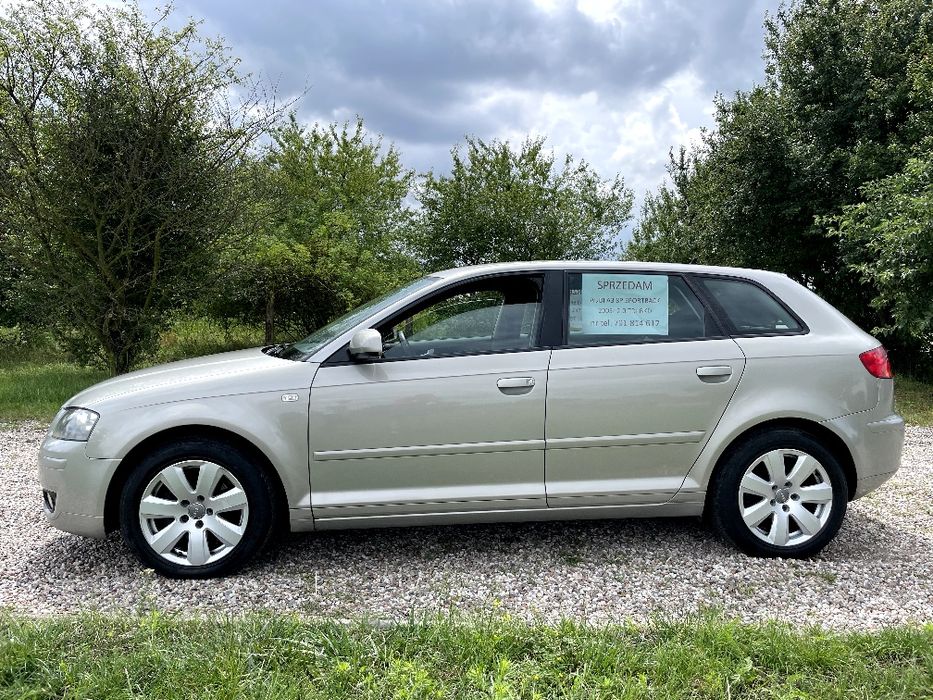 Audi a3 8p sportback  2005 r 2.0 tdi 140 km bkd