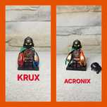 Krux i Acronix figurki Ninjago.