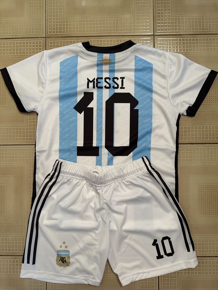 Conjunto criança Argentina Messi