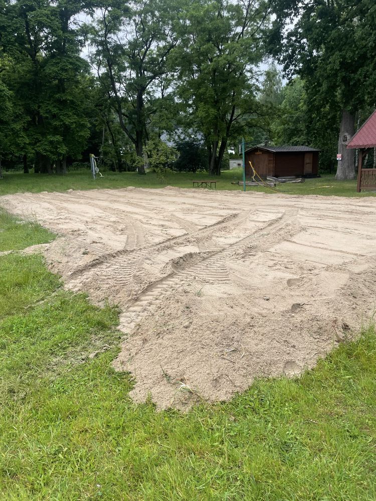 Transport sprzedaż materiałów sypkich – piasek, ziemia, tłuczeń,piach